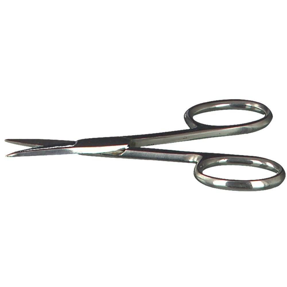 Ciseaux à ongles en acier inoxydable. Avec des poignées arrondies et une pointe effilée. Pour une coupe précise.