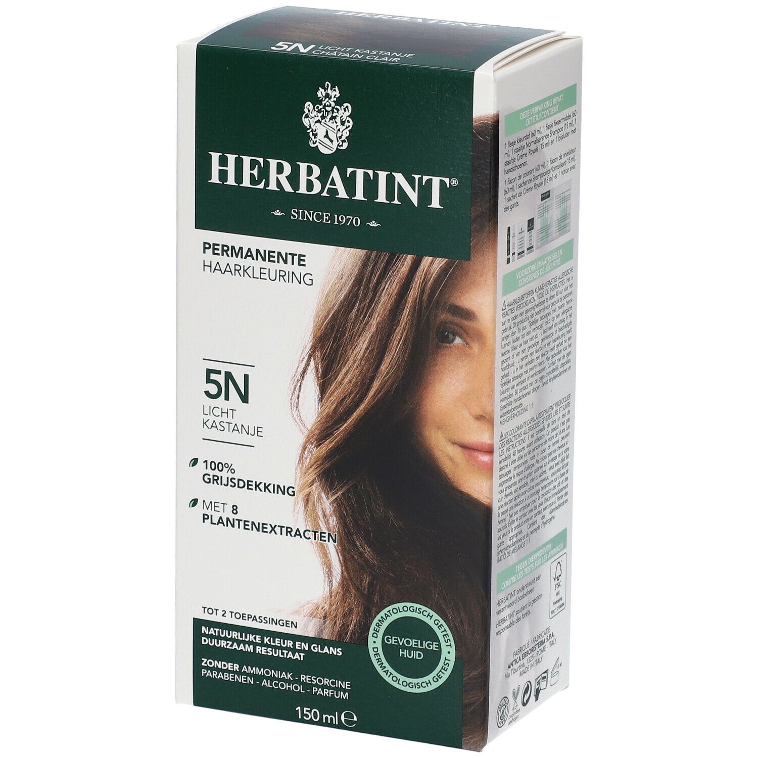 HERBATINT® 5N Kastanie permanent Haar Coloration