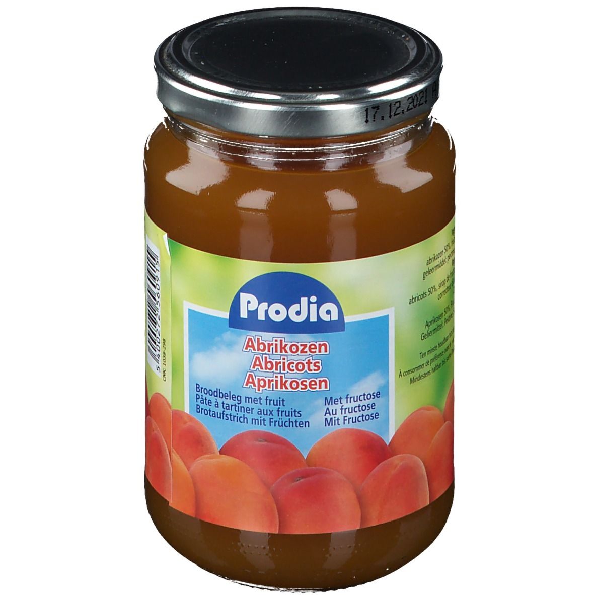 Prodia Confituur Abrikoos 370 g Gelee