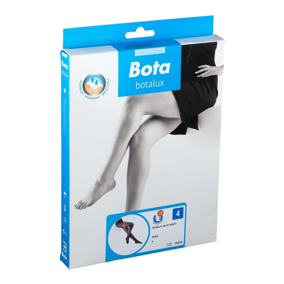 Bota Botalux 40 Panty At+P Nero Taille 4