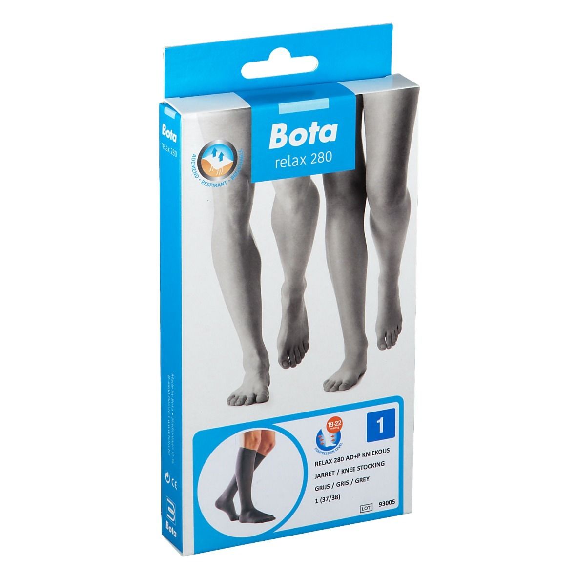 Bota Relax 280 AD +P Gris Taille 1