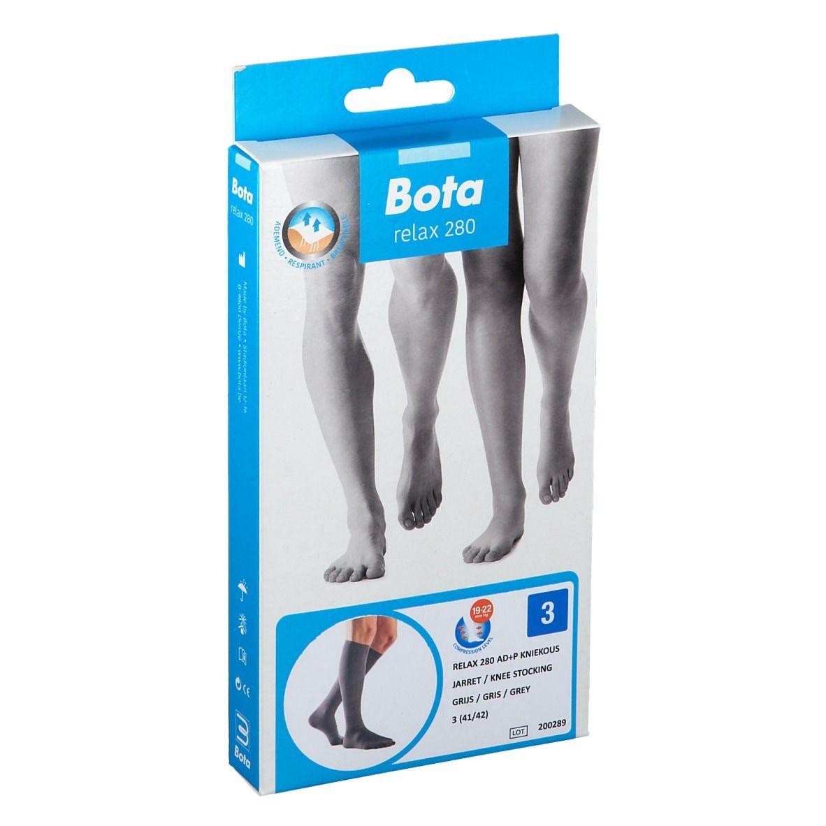 Bota Relax 280 AD +P Gris Taille 2