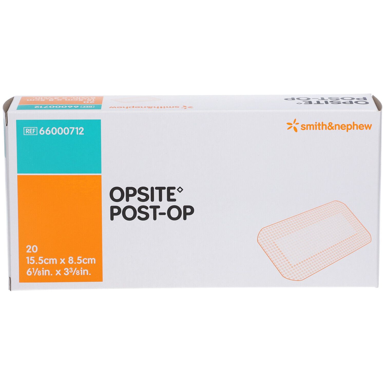 OPSITE Post-Op Verband, 20 Stück, 15,5 x 8,5 cm.