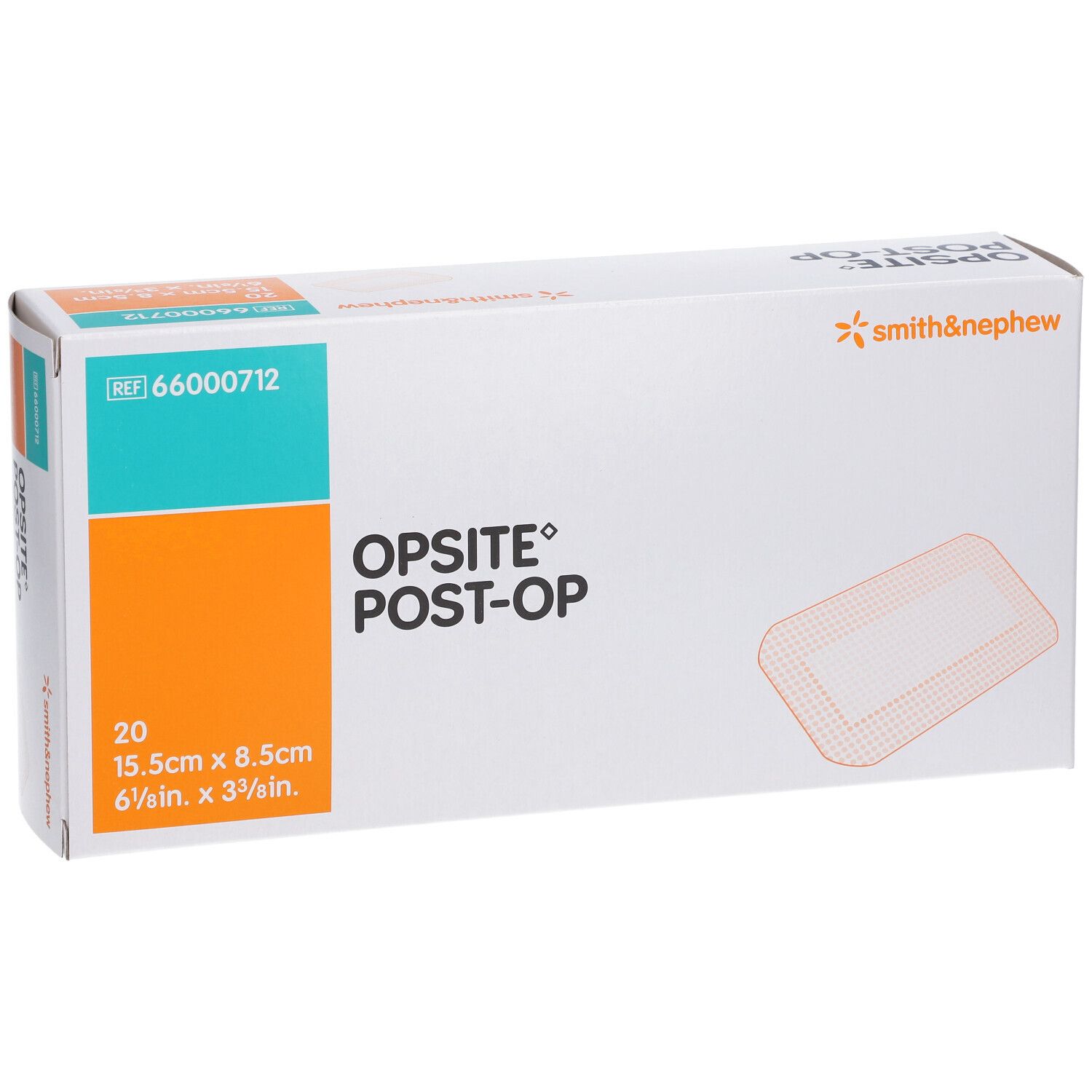 OPSITE Post-Op Verband, 20 Stück, 15,5 x 8,5 cm.