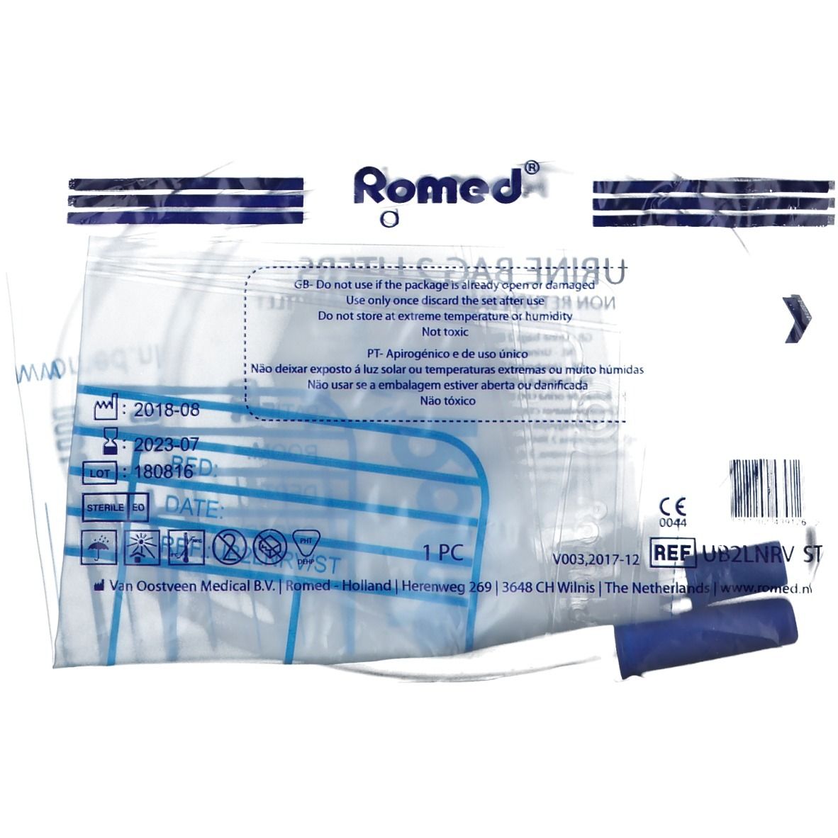 Romed® Poche à urine 2 litre