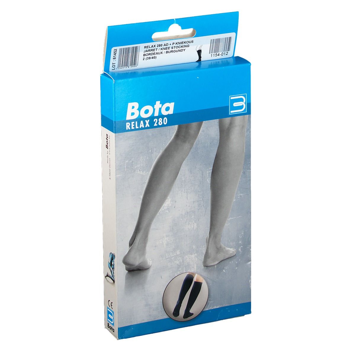 Bota Relax 280 AD Bordeaux