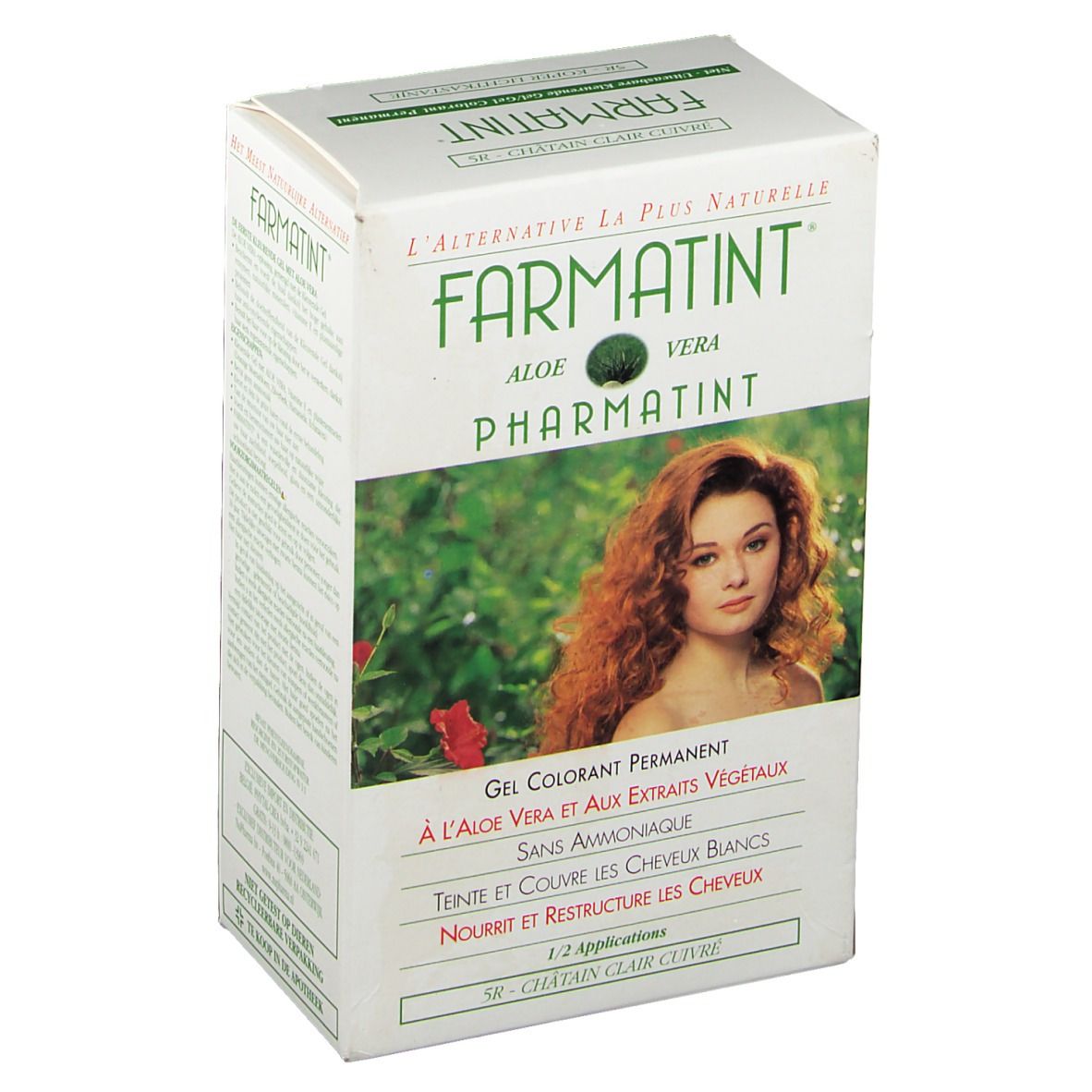 Farmatint® Gel colorant permanent Châtain clair cuivré 5R