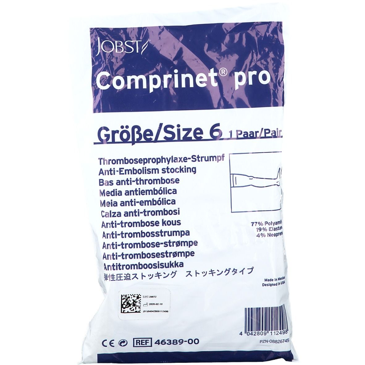 Comprinet® Pro Bas anti-thrombose Taille 6