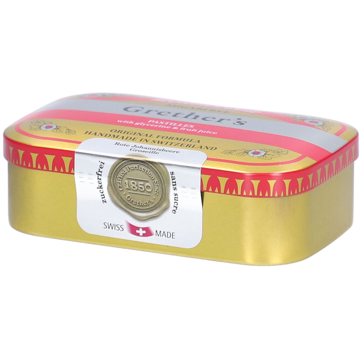 Grethers Pastilles Redcurrant Sans Sucre