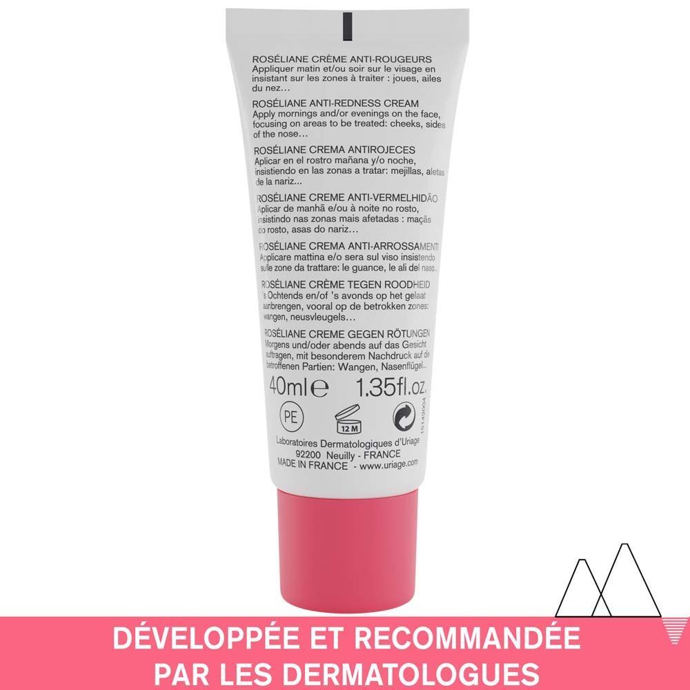 Dos du tube. Texte en français. Nom du produit non visible.