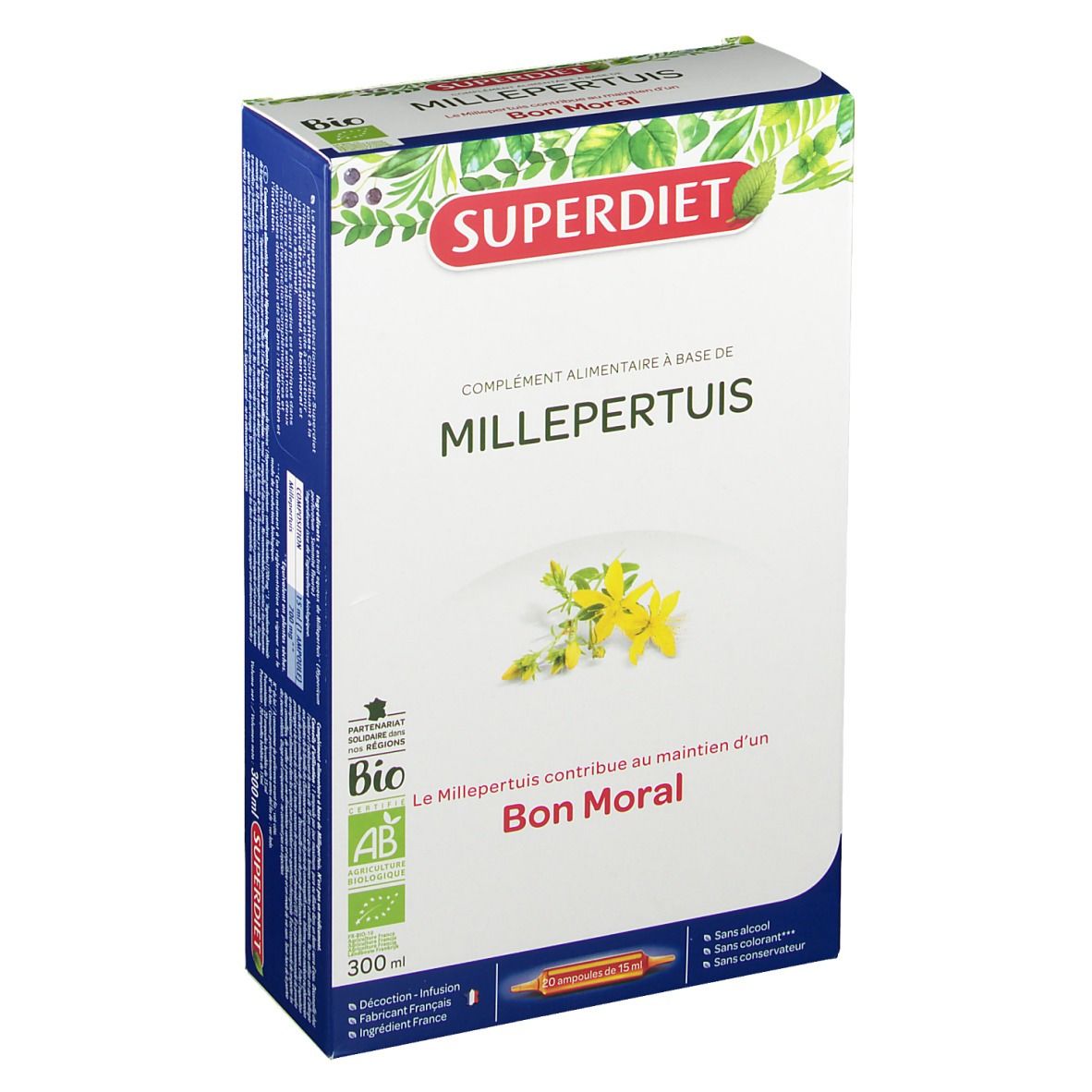 Super Diet Millepertuis Bio Ampoules