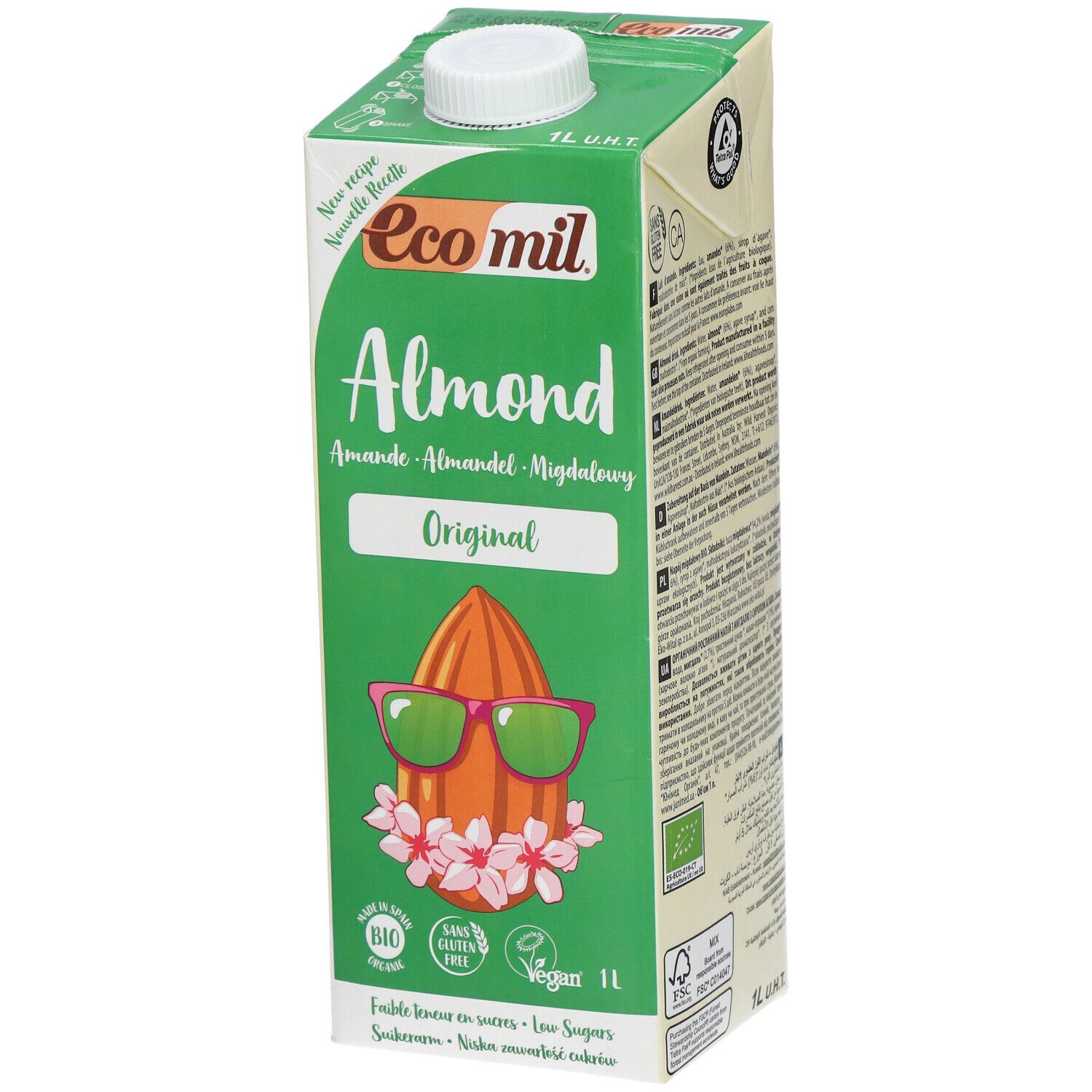 EcoMil® Lait d’amande Original Bio