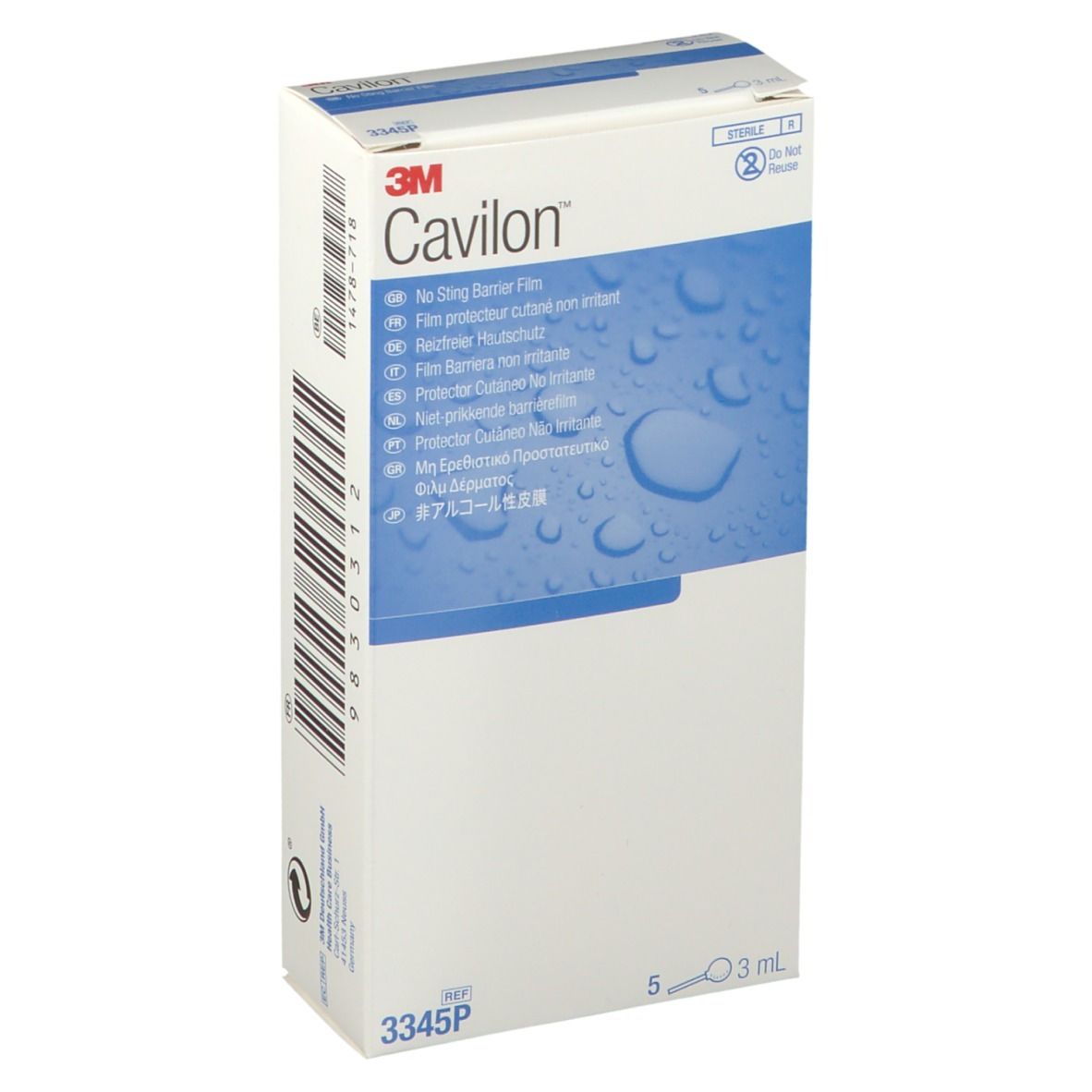 3M™ Cavilon™ Film Protecteur Cutané Non-Irritant