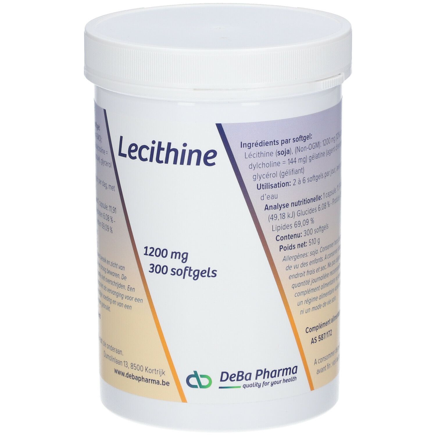 Deba Lecithine 1200 mg 300 pc(s) shopapotheke.ch