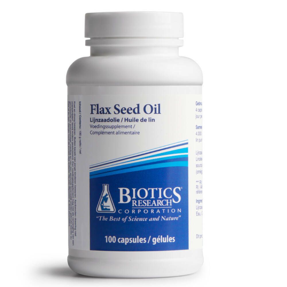 Biotics® Flax Seed Oil Huile de Lin