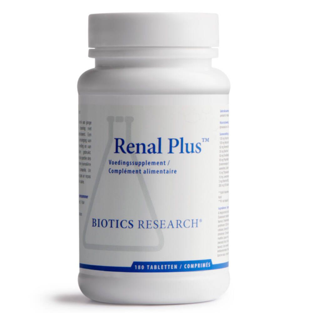 Biotics Research Renal Plus Urinewegen 180 Gecomprimeerde tabletten