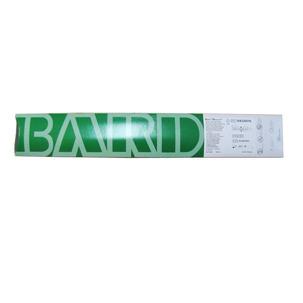 Verpackung mit grünem "BARD"-Schriftzug. Aufschrift und Symbole auf weißem Hintergrund.