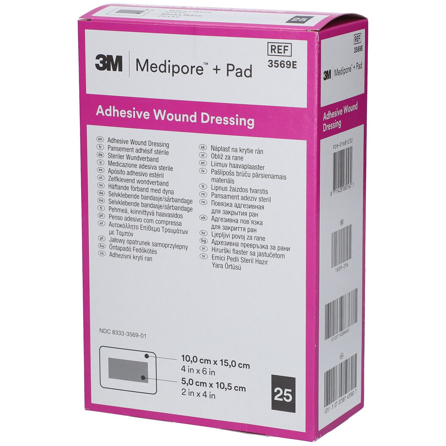 3M™ Medipore™ + Pad 10 x 15 cm 25 pc(s) shopapotheke.ch
