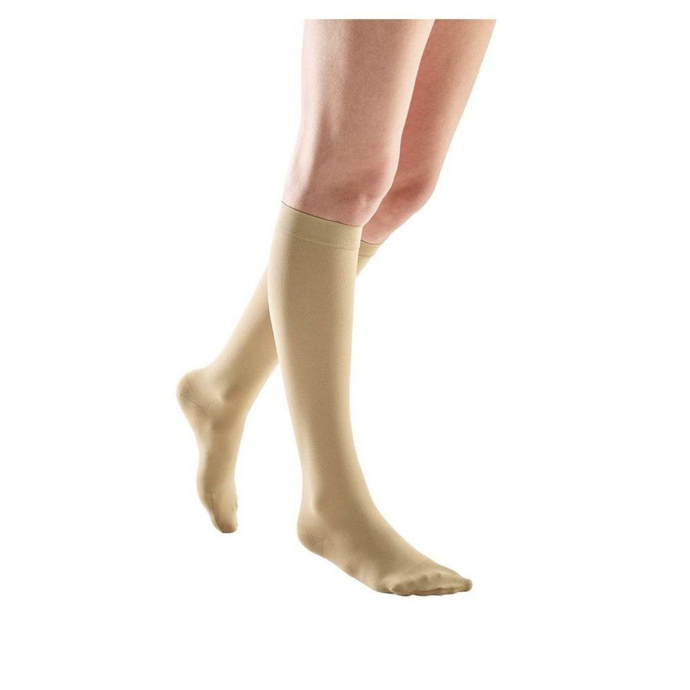 Bota Tovarix 20/I Bas Genou Doigt de Pied Fermé AD +P Beige Extra Large