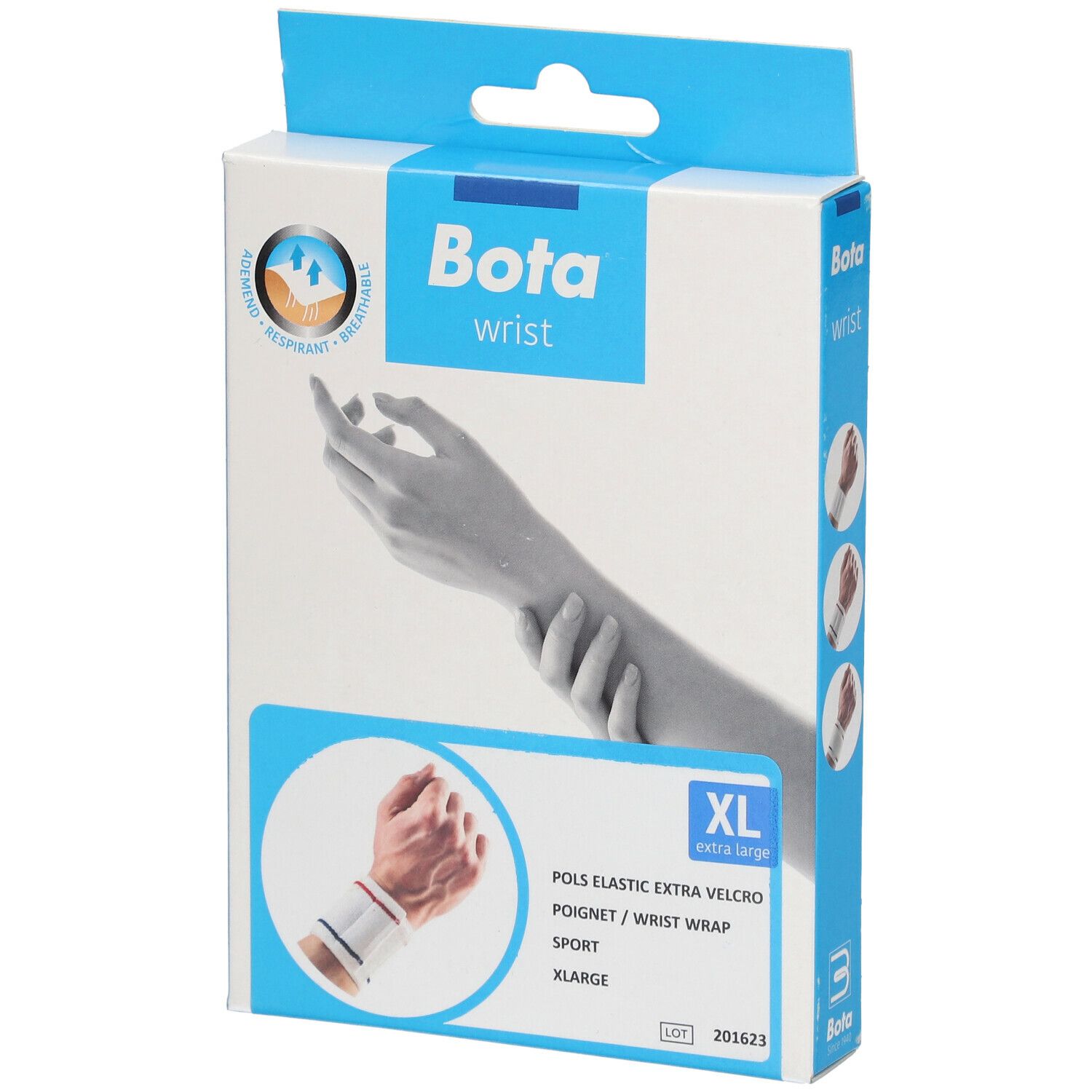 Bota Serre-Poignet Extra Velcro Sport Taille XL