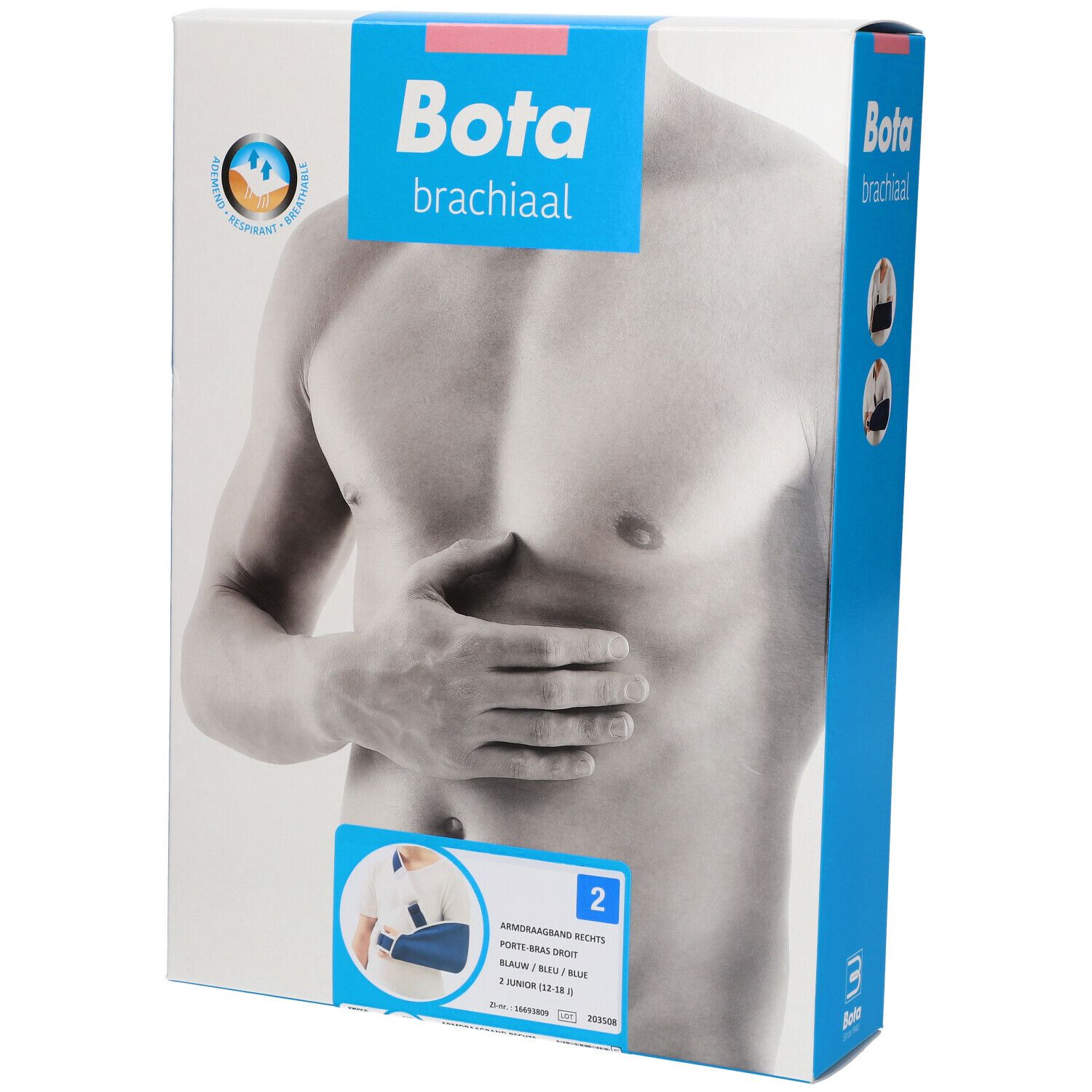 Bota Porte-bras Bleu Droite Taille 2