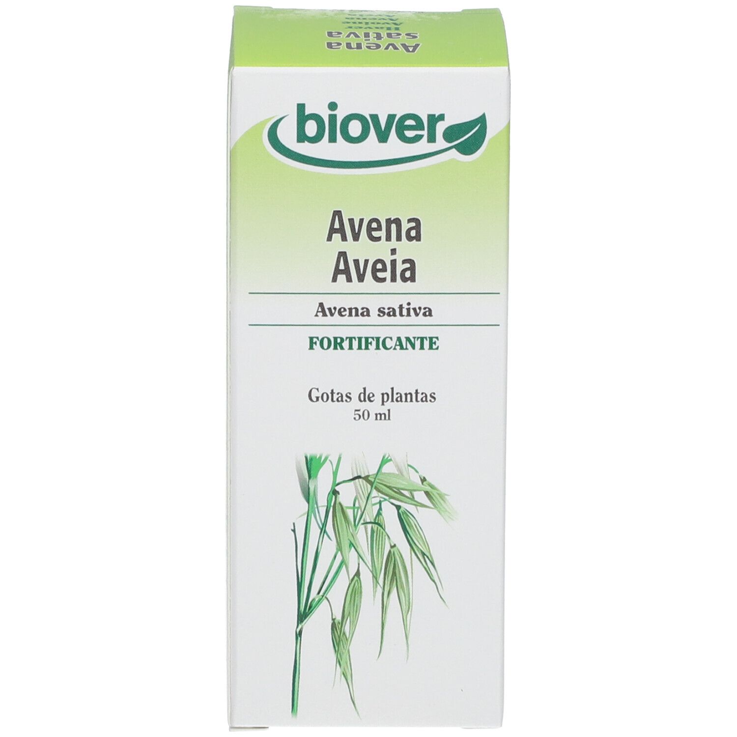 Boîte blanche avec "biover Avena Aveia".