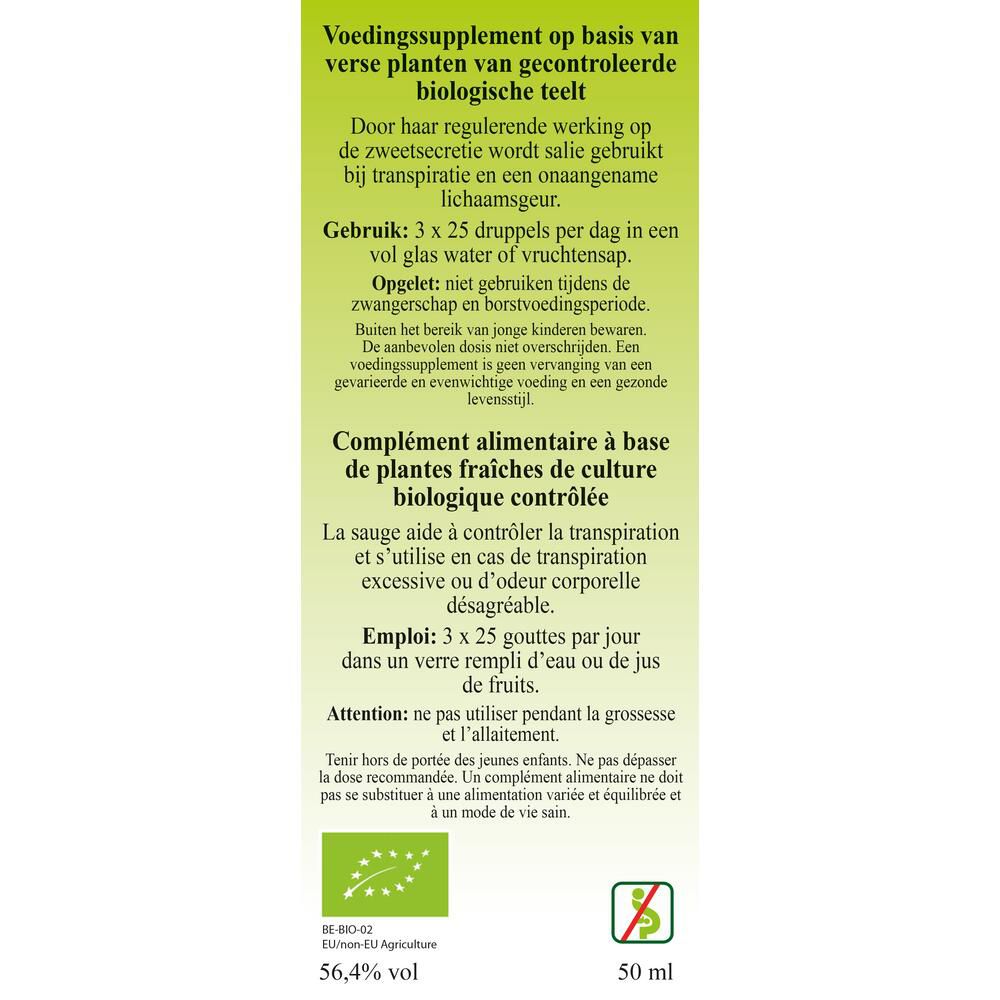 Dos de l'emballage du produit avec texte en plusieurs langues. Contient des informations sur l'utilisation et les ingrédients.