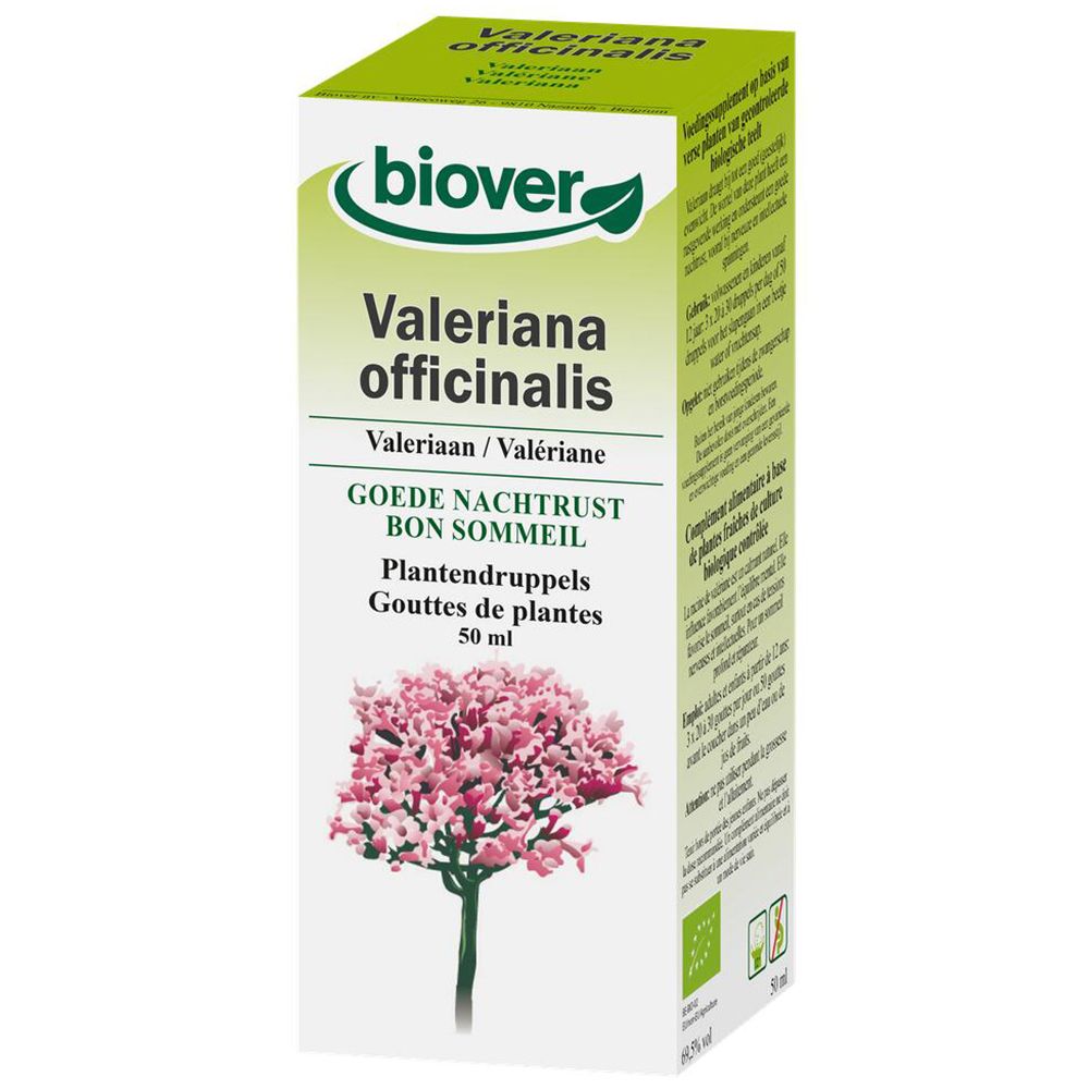 Emballage en carton avec nom du produit et image de fleur. Design vert et blanc. Texte en plusieurs langues.