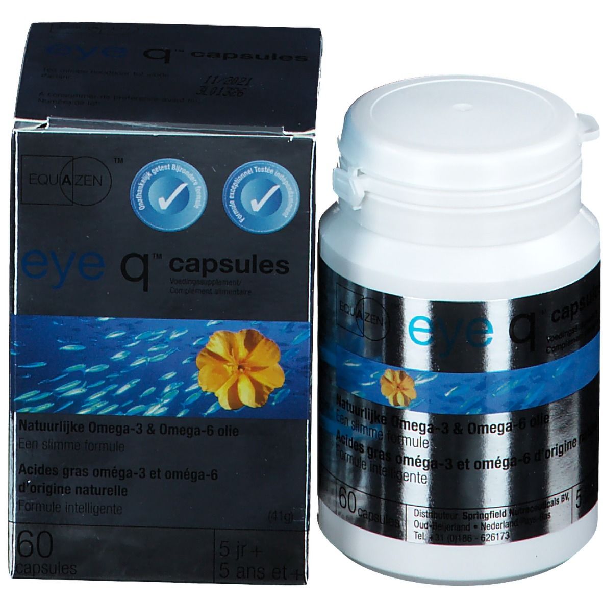 Springfield Eye Q Omega 3/6 Epa 500Mg Softgels 60 pz Redcare