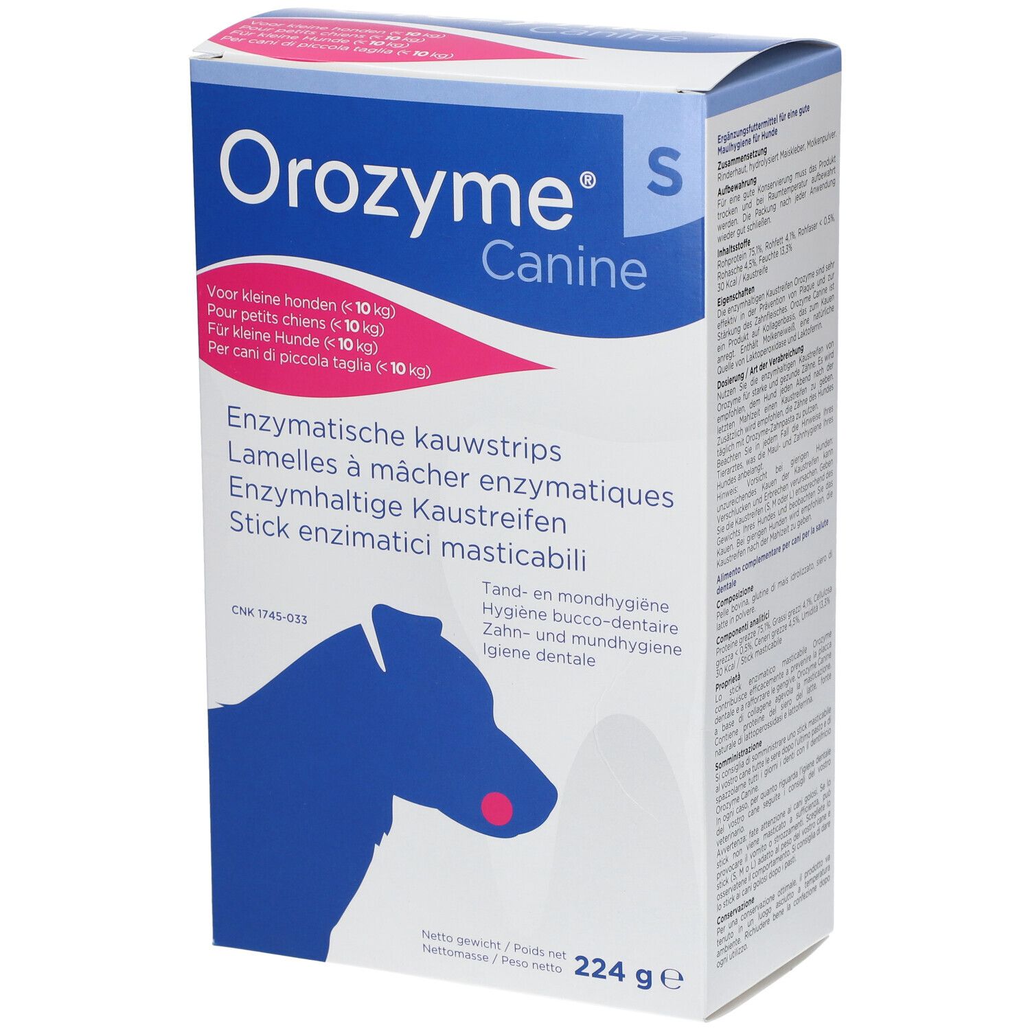 Orozyme® Canine S Lamelles à mâcher enzymatiques chien
