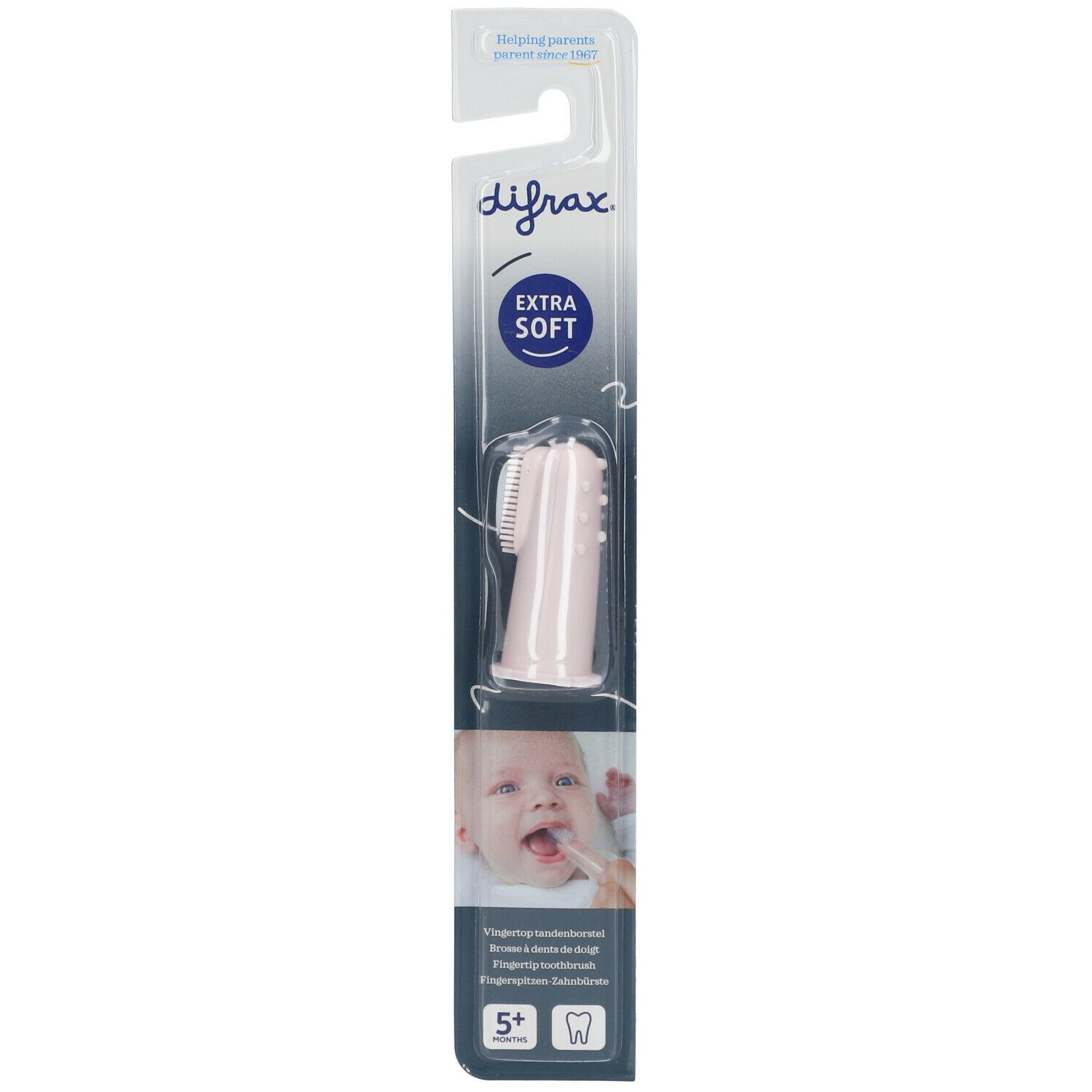Difrax® Brosse à dents de doigt pour bébé