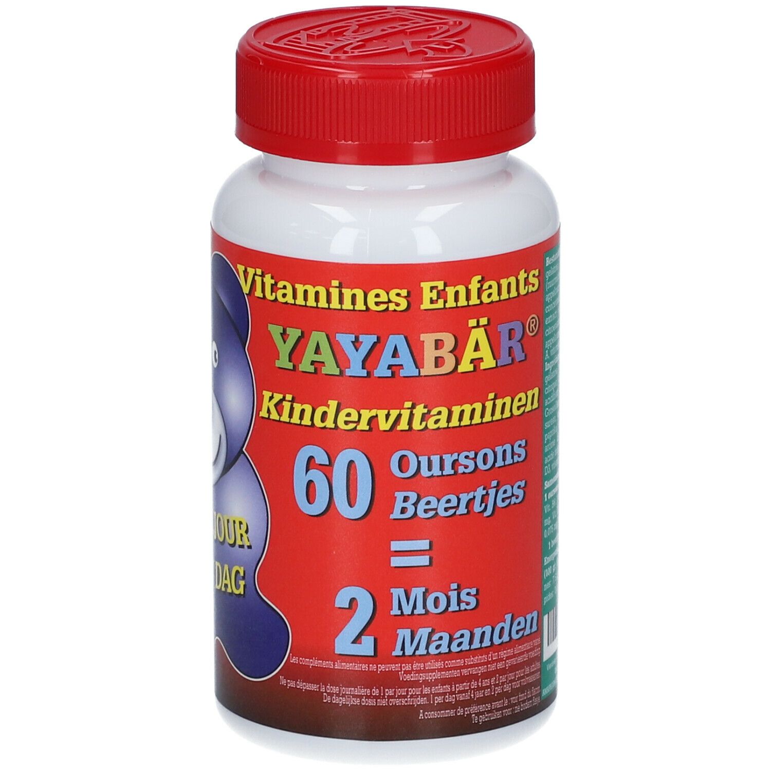 Yayabär® Oursons vitaminés pour enfants
