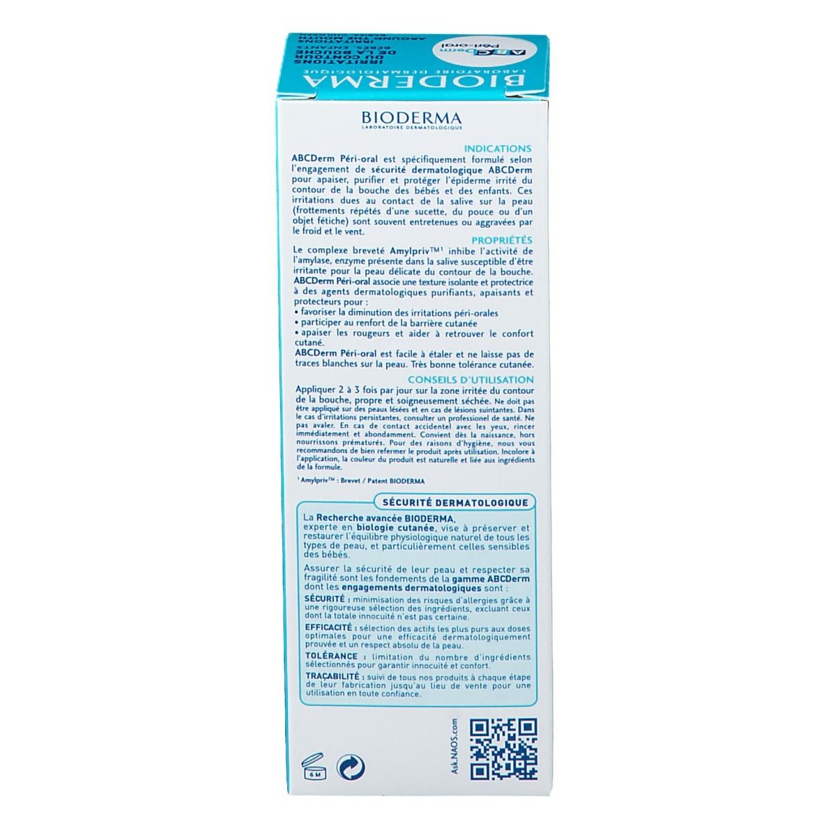 Bioderma ABCderm periorale reparierende Creme 40ml