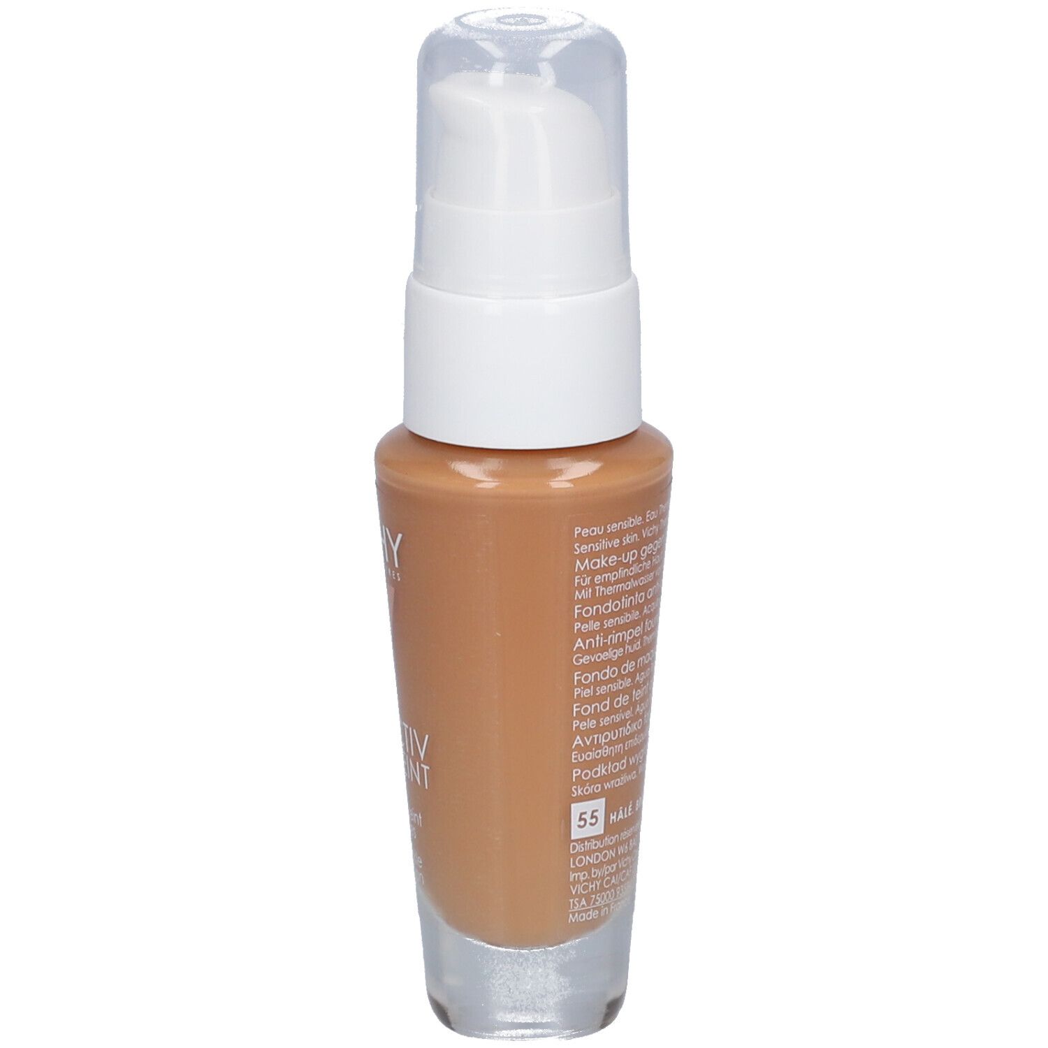 Vichy Liftactiv Flexilift Teint Nr. 55 Bronze. Fles met pomp. Bronzen tint. Anti-rimpel foundation.