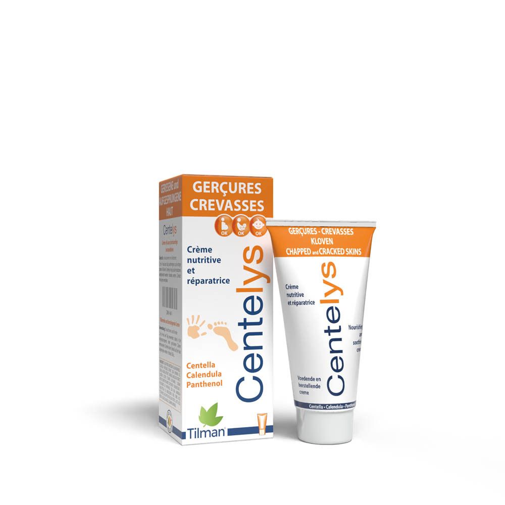 Emballage du produit et tube. Emballage orange avec texte. Fond blanc.