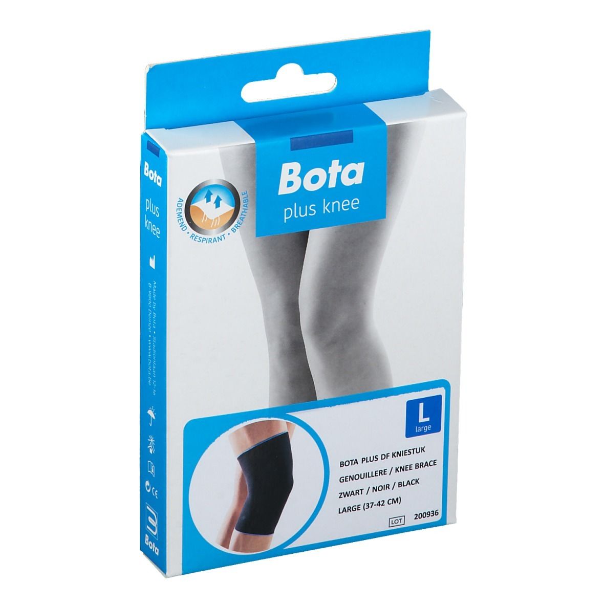 Bota Plus DF Genouillère Noir Taille L