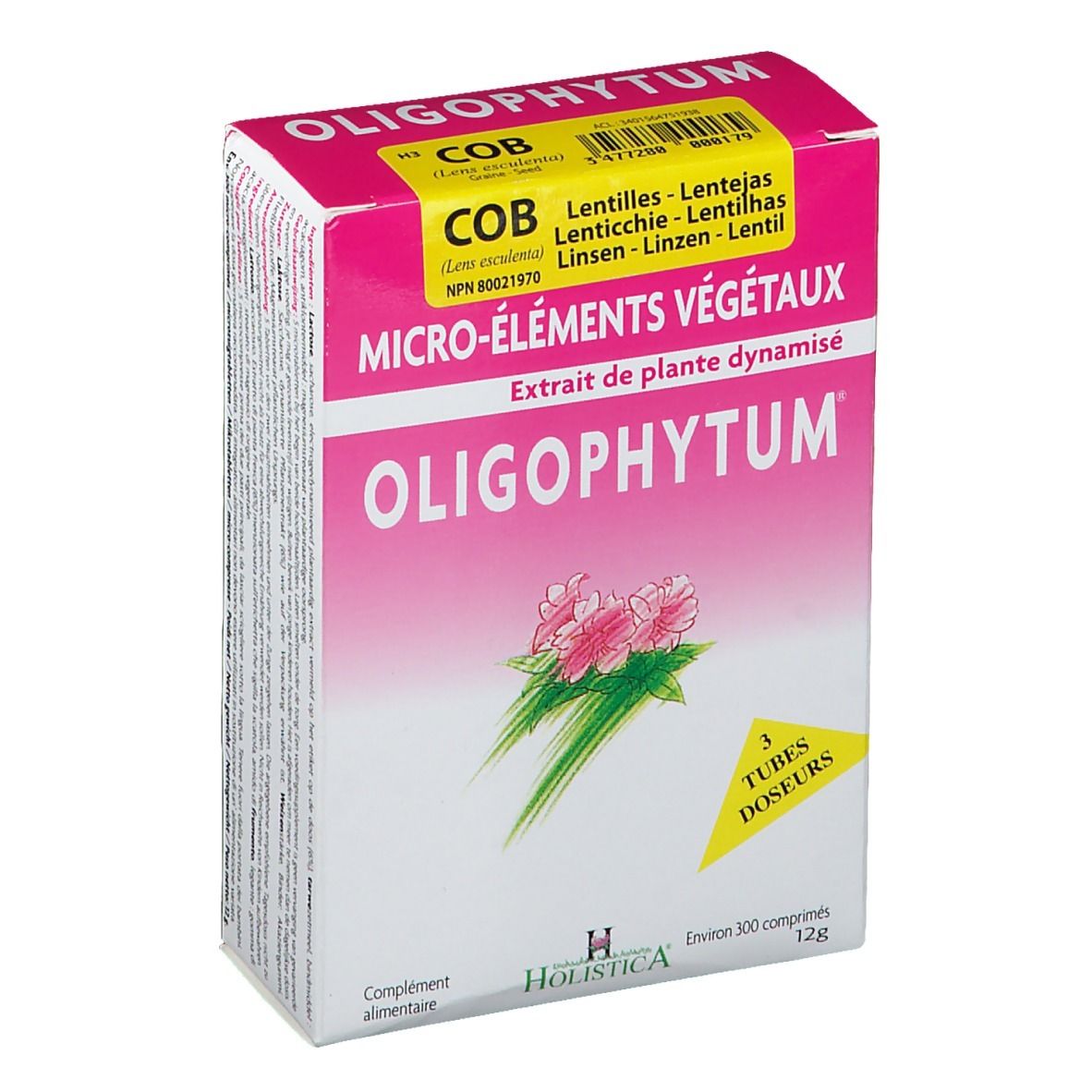 Holistica® Oligophytum® Micro-Éléments Végétaux Lentilles