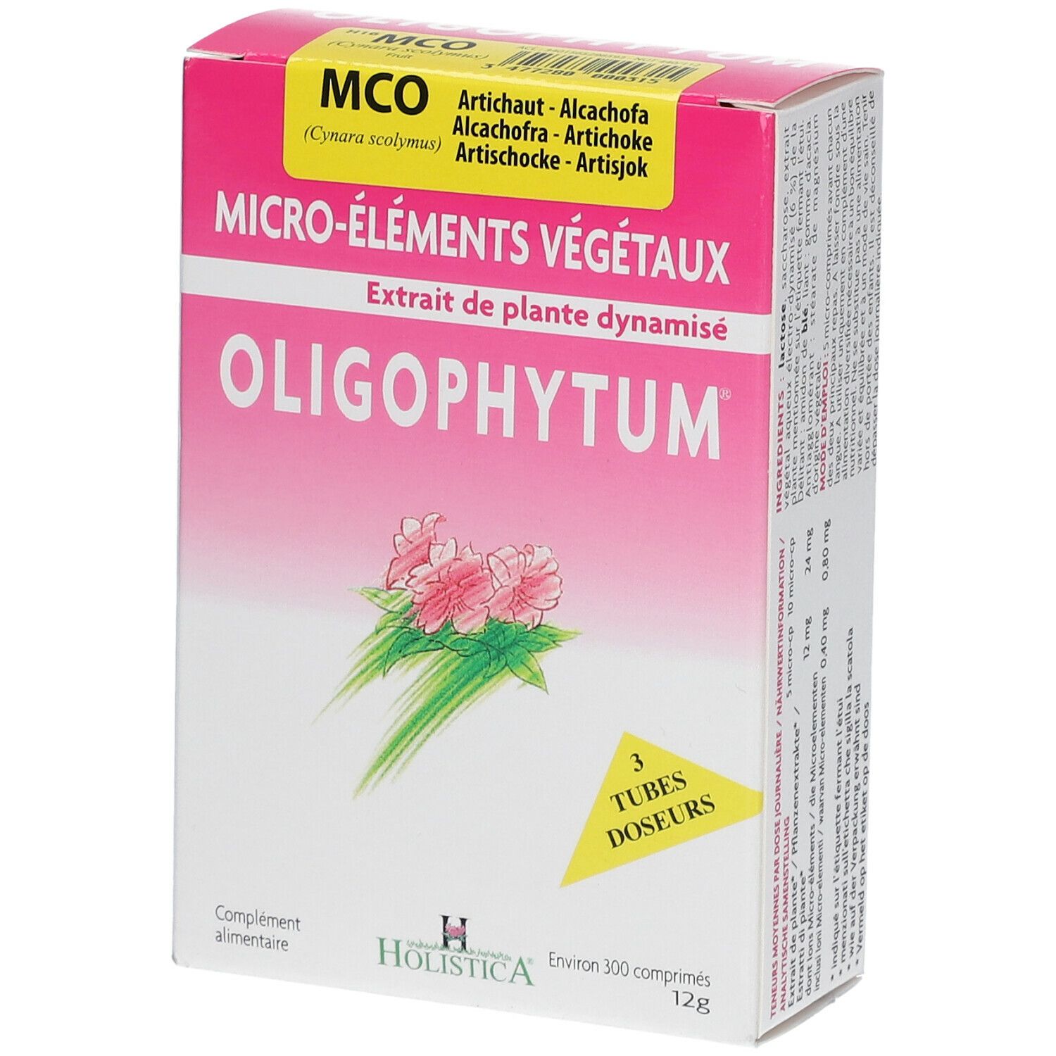 Holistica® Oligophytum® Micro-Éléments Végétaux Artichaut