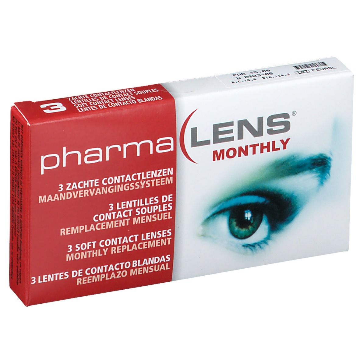 pharmaLENS® Monthly Lentilles +5.00