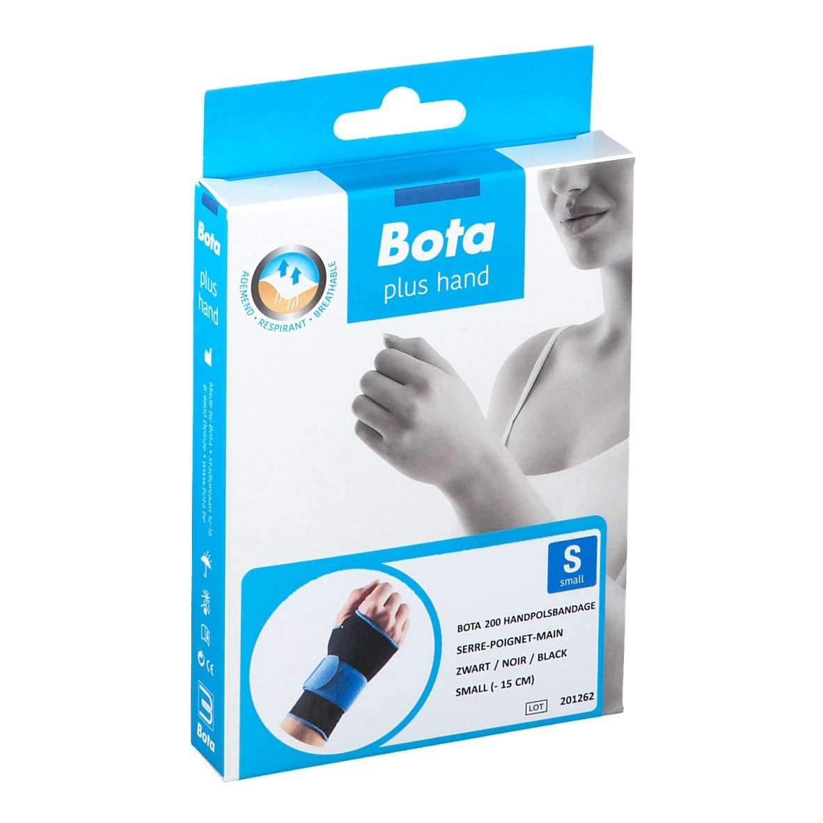 Bota Serre-poignet-main 200 Noir S