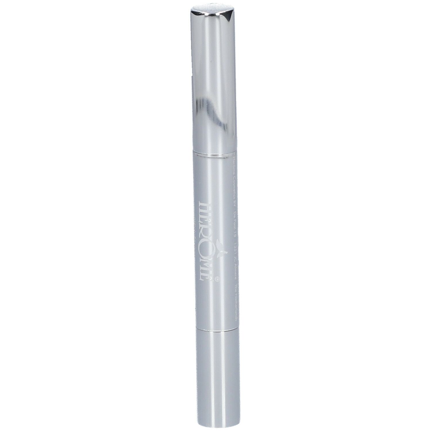 Silberfarbener Stift mit Kappe. Beschriftung auf dem Stift. HERÔME® Cuticle Night Repair Wunderstift.