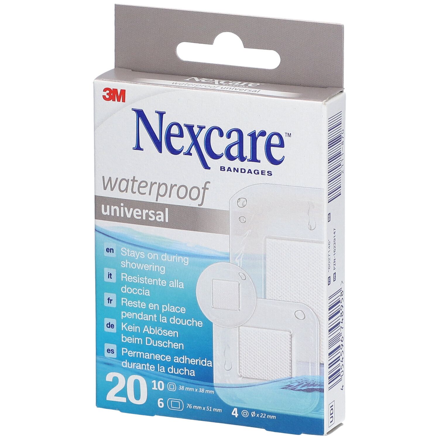 Nexcare Universal Wasserdichte Pfannen
