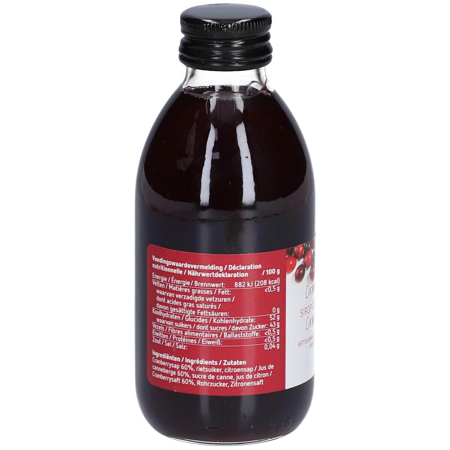 Revogan Cranberrysiroop ok NL 200 ml Sirup