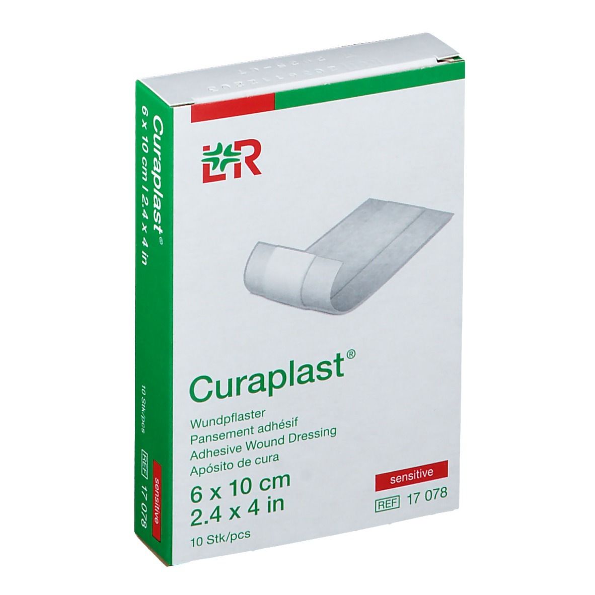 Curaplast® Sensitive Pansement adhésif 6 cm x 10 cm