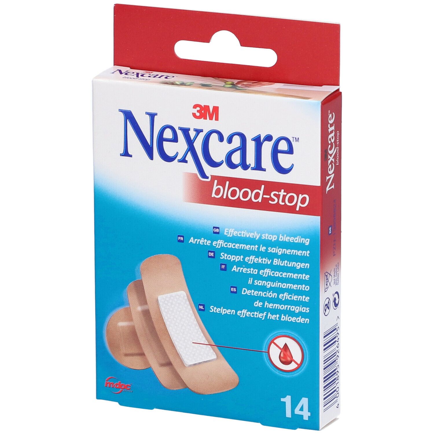 Nexcare 3M Patchs Bloodstop Assorted N1714As