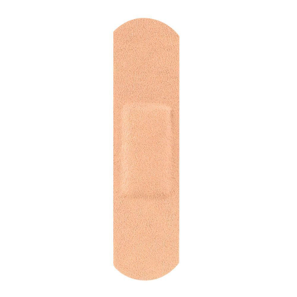 Beige pleister met vierkant wondkussen. Voor kleine wonden. Individueel verpakt.