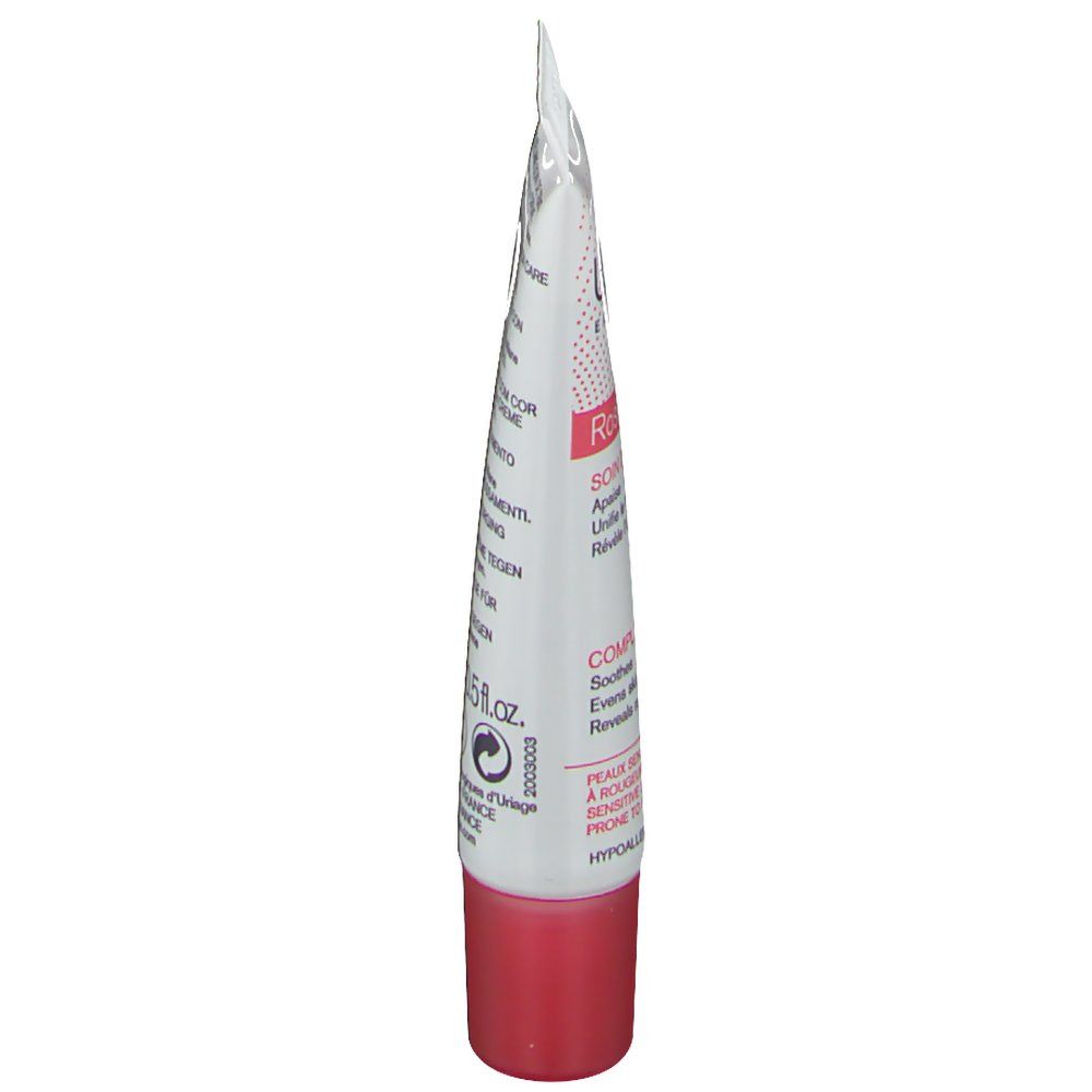 Creme-Tube, weiß mit rosa und roter Schrift. 15ml. Produktname und Marke sichtbar.