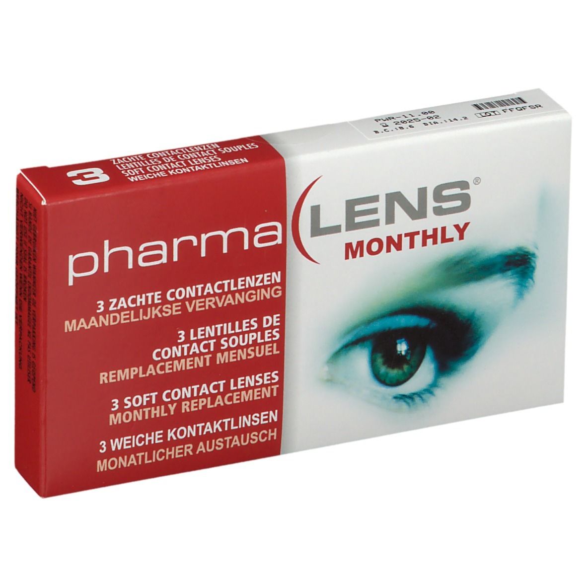 pharmaLENS® Monthly Lentilles -11.00