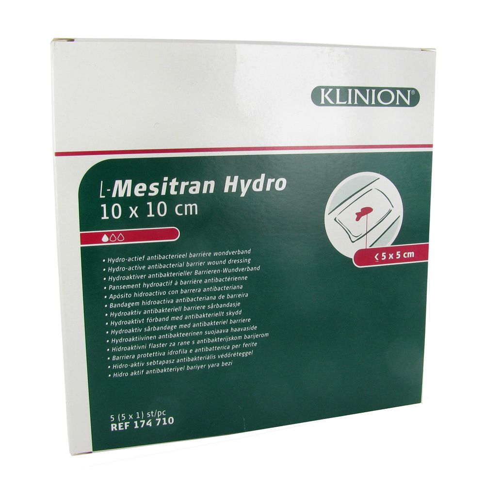 L - Mesitran Compresse Hydro 10 x 10 Cm
