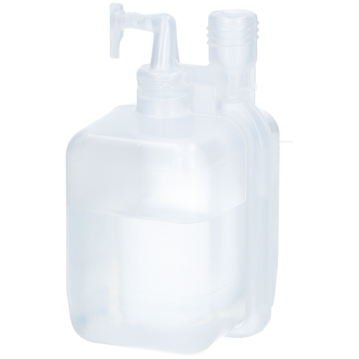 Behälter Hudson RCI AquaPak mit sterilem Wasser. Mit Ausguss und Verschluss. CE-Kennzeichnung.